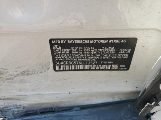 2019 BMW X5 XDRIVE4 - 5UXCR6C57KLL13527