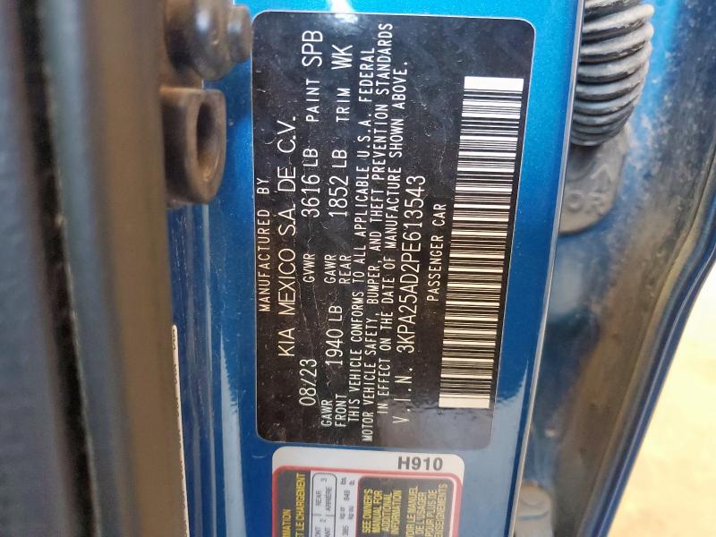 2023 KIA RIO S 3KPA25AD2PE613543