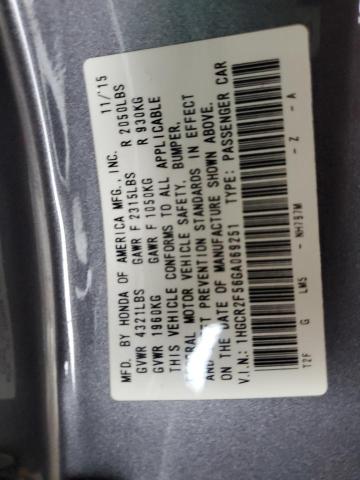 2016 HONDA ACCORD SPO - 1HGCR2F56GA069251
