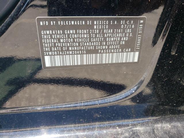 2017 VOLKSWAGEN JETTA SE - 3VWDB7AJ2HM204915