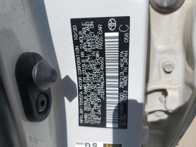 2021 TOYOTA COROLLA LE JTDEPMAE2MJ146662