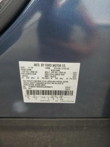 2019 FORD EXPLORER 1FM5K7B85KGA58431