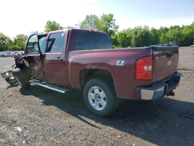 CHEVROLET SILVERADO 2013 burgundy crew pic flexible fuel 3GCPKSE72DG168377 photo #3