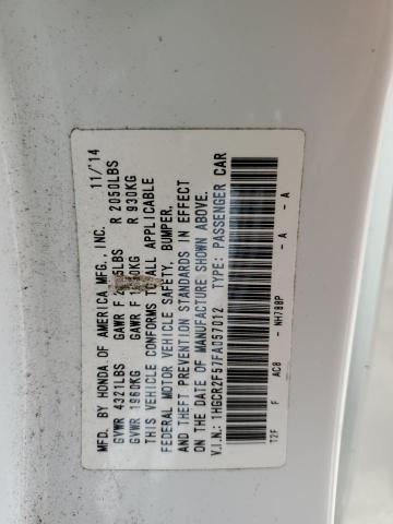 2015 HONDA ACCORD SPORT 1HGCR2F57FA057012