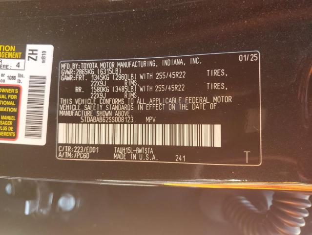 2025 LEXUS TX 500H F 5TDABAB62SS008123
