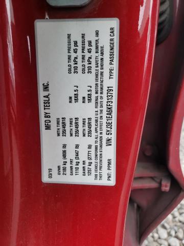 2019 TESLA MODEL 3 - 5YJ3E1EA6KF313791