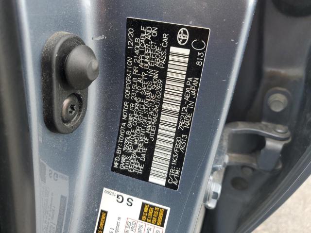 2021 TOYOTA COROLLA LE JTDEPMAE4MJ162359