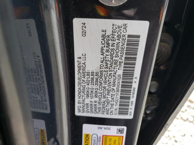 2024 HONDA ACCORD EX 1HGCY1F36RA041626