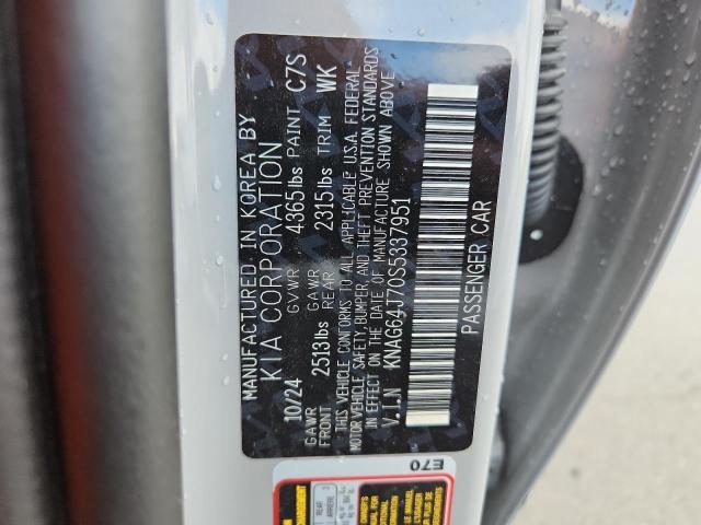 2025 KIA K5 GT LINE - KNAG64J70S5337951