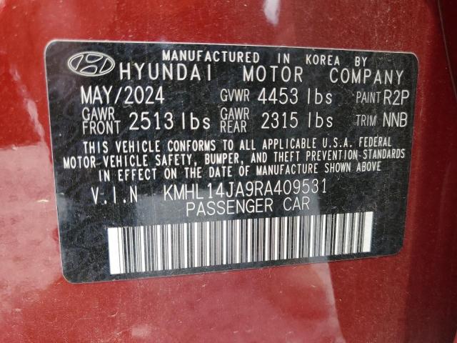 2024 HYUNDAI SONATA SEL KMHL14JA9RA409531