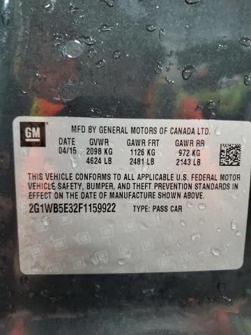 2015 CHEVROLET IMPALA LIM - 2G1WB5E32F1159922