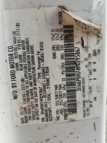 2015 FORD FUSION SE 3FA6P0H74FR295867