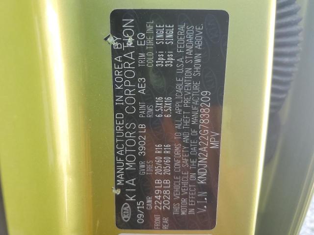 2016 KIA SOUL - KNDJN2A22G7838209