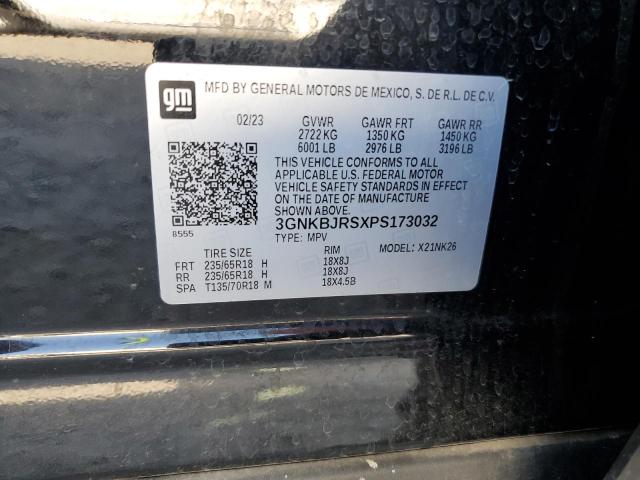3gnkbjrsxps173032 - 2023 Chevrolet blazer 3lt - #61680505