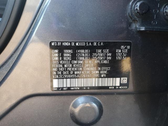 2018 HONDA HR-V EX 3CZRU6H55JG726197