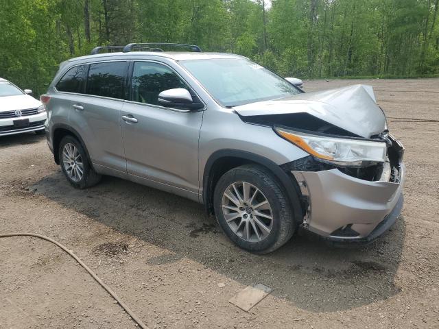 Vin: 5tdjkrfh6gs258319, lot: 59347615, toyota highlander xle 20164