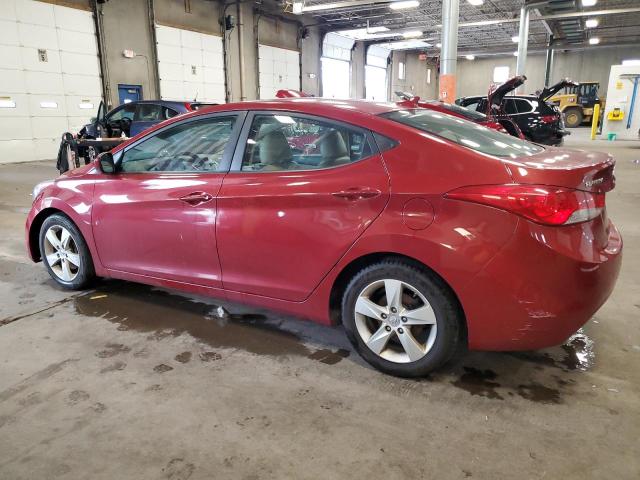 HYUNDAI ELANTRA GL 2011 red  gas KMHDH4AE8BU097693 photo #3
