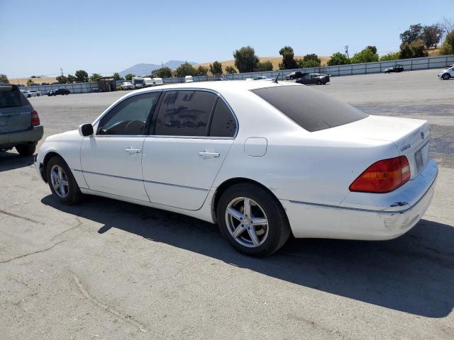 LEXUS LS 430 2002 white sedan 4d gas JTHBN30F920070307 photo #3