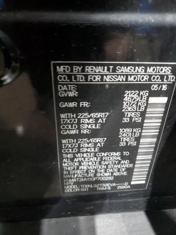 2016 NISSAN ROGUE S - KNMAT2MV0GP700292