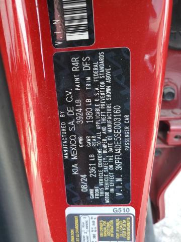 2025 KIA K4 EX 3KPFU4DE5SE003160