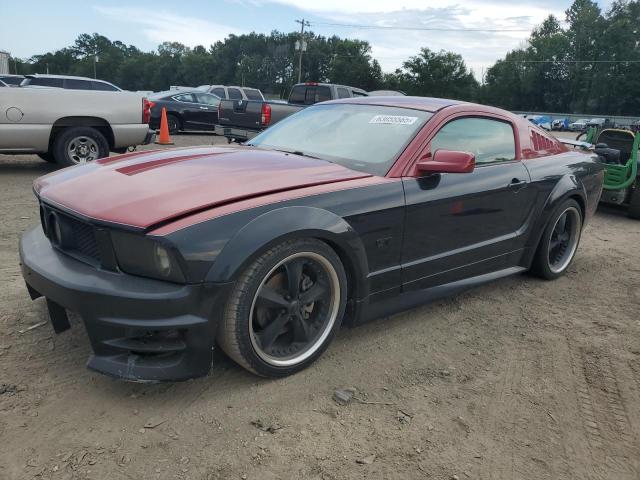 FORD MUSTANG GT 2007 black coupe gas 1ZVFT82HX75239357 photo #1
