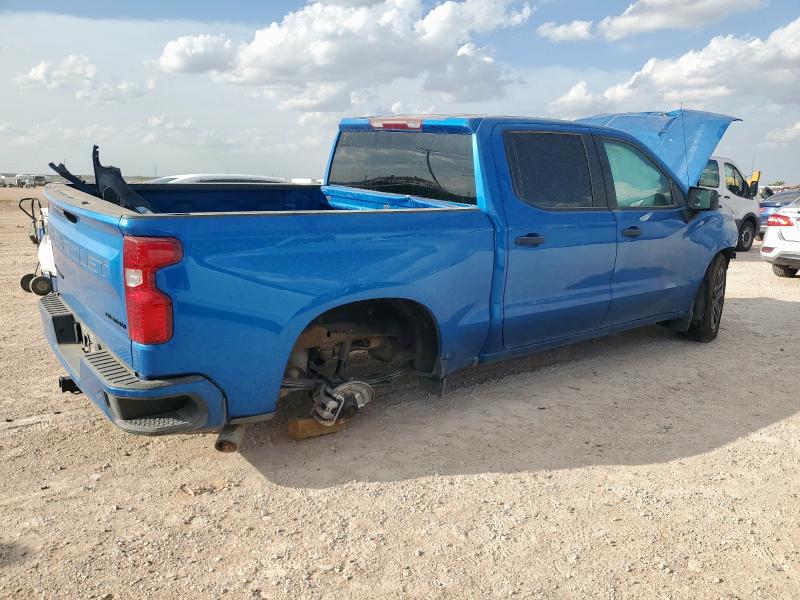 CHEVROLET SILVERADO 2024 blue  gas 1GCPABEK7RZ258008 photo #4