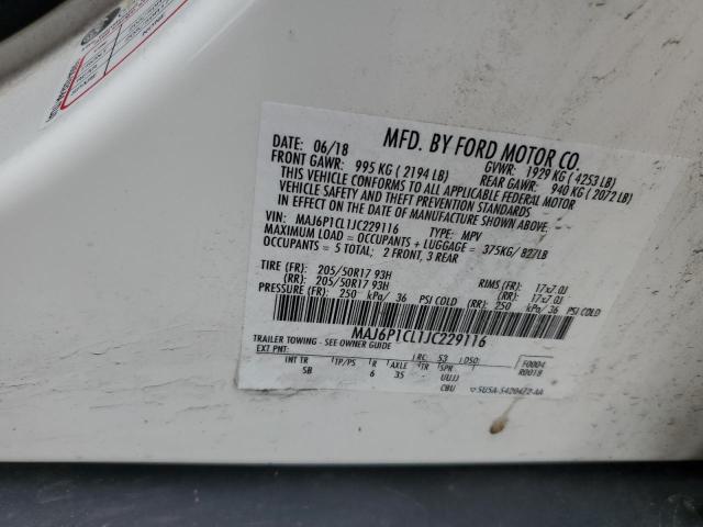 2018 FORD ECOSPORT S - MAJ6P1CL1JC229116