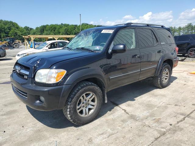 TOYOTA SEQUOIA LI 2005 black  gas 5TDBT48A55S245045 photo #1