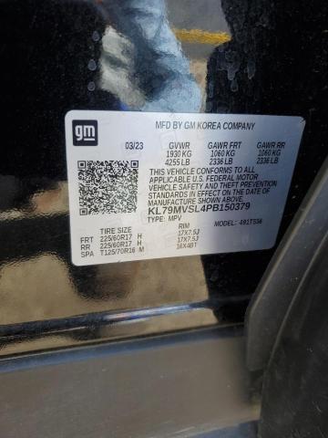 2023 CHEVROLET TRAILBLAZE KL79MVSL4PB150379