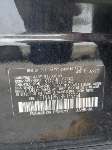 2017 SUBARU WRX JF1VA1B61H9835354