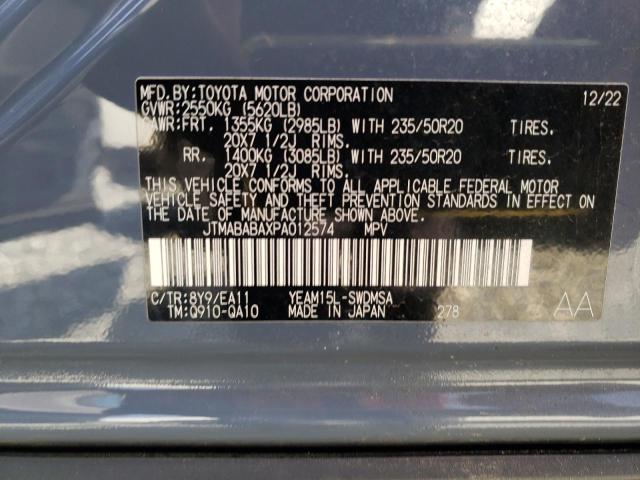 2023 SUBARU SOLTERRA P JTMABABAXPA012574