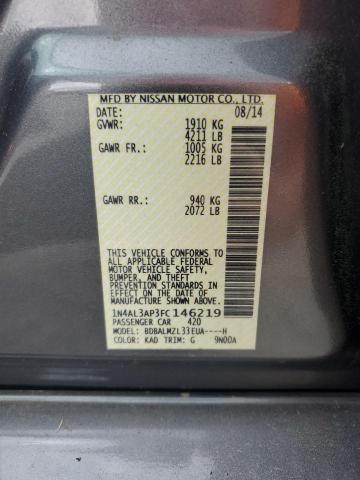 2015 NISSAN ALTIMA 2.5 - 1N4AL3AP3FC146219