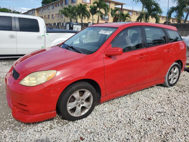 TOYOTA COROLLA MA 2004 red hatchbac gas 2T1KR32EX4C249197 photo #1