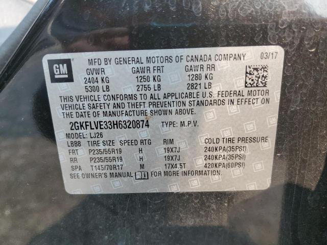 2017 GMC TERRAIN DE 2GKFLVE33H6320874
