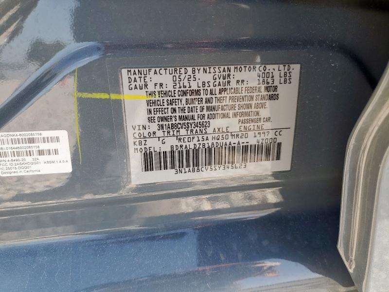2025 NISSAN SENTRA SV - 3N1AB8CV5SY345623