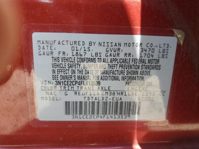 2015 NISSAN VERSA NOTE - 3N1CE2CP4FL413539