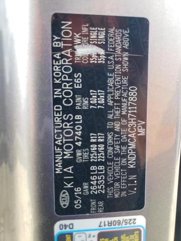 2017 KIA SPORTAGE L - KNDPMCAC3H7117880