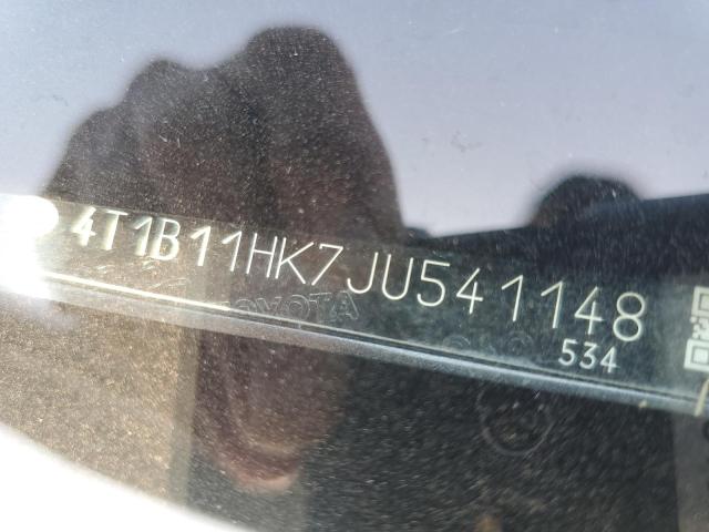2018 TOYOTA CAMRY L 4T1B11HK7JU541148