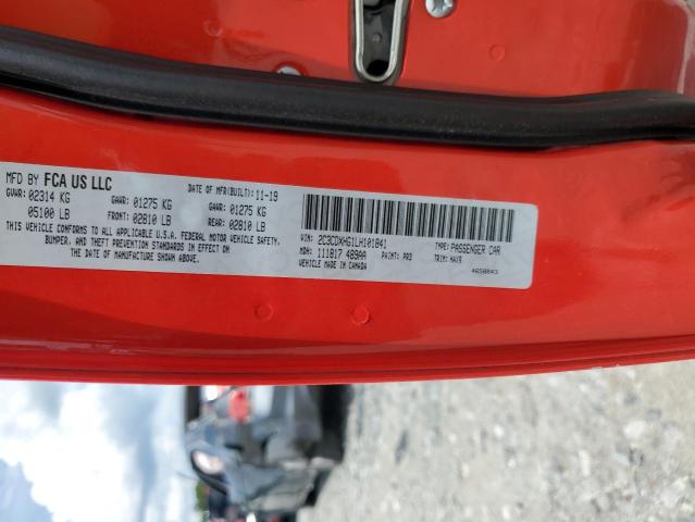 2020 DODGE CHARGER GT 2C3CDXHG1LH101841
