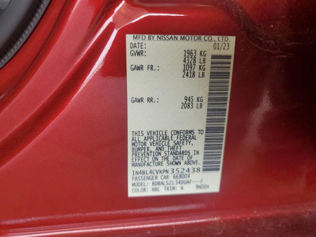 2023 NISSAN ALTIMA SR - 1N4BL4CVXPN352438