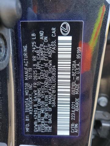 2020 LEXUS ES 350 58ADZ1B1XLU058394