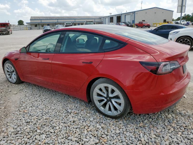 TESLA MODEL 3 2022 red  electric 5YJ3E1EA8NF189530 photo #3