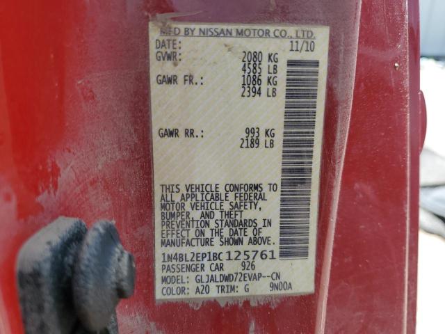 2011 NISSAN ALTIMA SR - 1N4BL2EP1BC125761