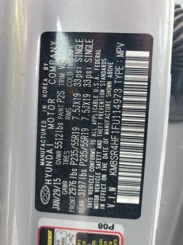 2015 HYUNDAI SANTA FE G KM8SR4HF1FU114973