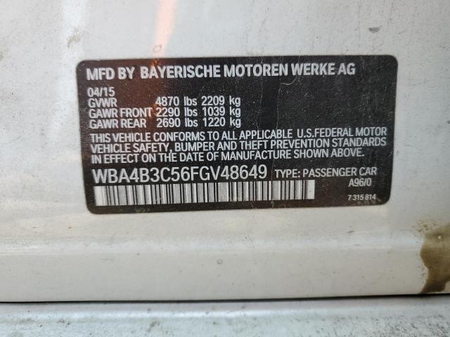 2015 BMW 435 XI GRA WBA4B3C56FGV48649