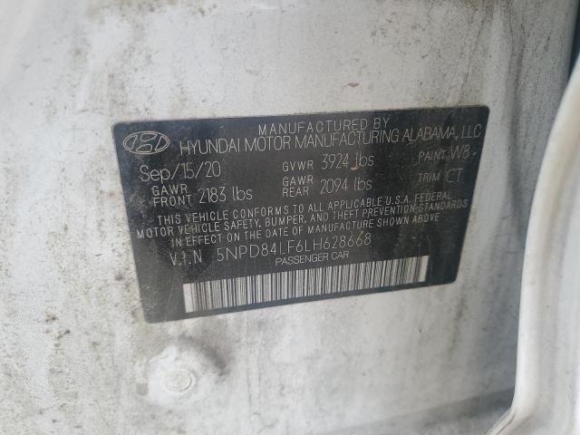 2020 HYUNDAI ELANTRA SE - 5NPD84LF6LH628668