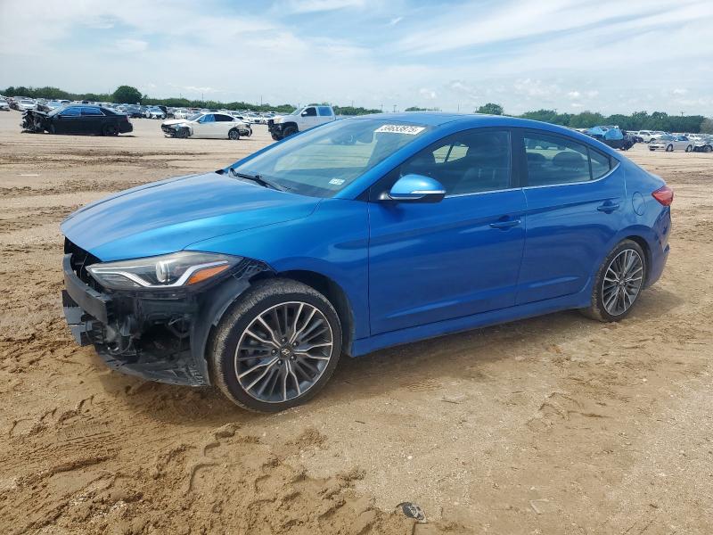 Vin: kmhd04lb1ju485342, lot: 59653875, hyundai elantra sport 2018 img_1