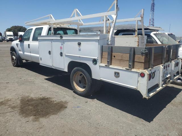 FORD F550 SUPER 2008 white crew cha diesel 1FDAW56R18EC12812 photo #3