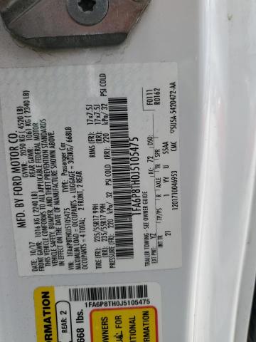 2018 FORD MUSTANG - 1FA6P8TH0J5105475