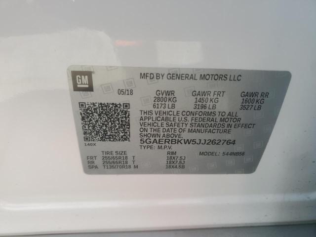 2018 BUICK ENCLAVE ES 5GAERBKW5JJ262764